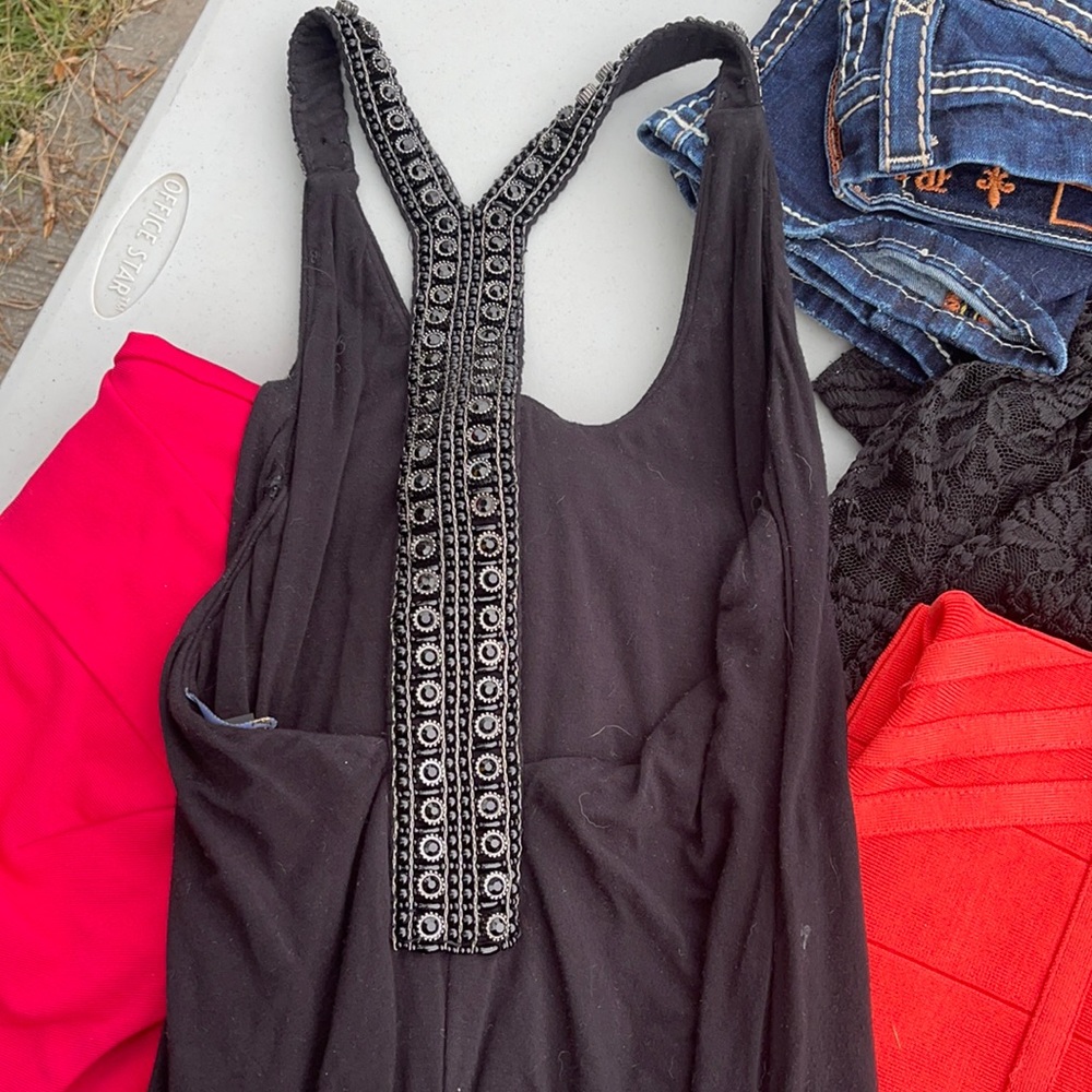 Sky dress size small